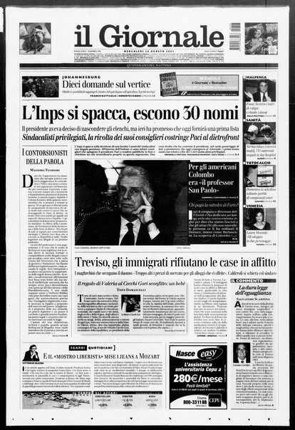 Il giornale : quotidiano del mattino